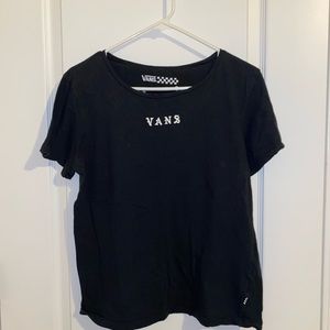 Black vans tee
